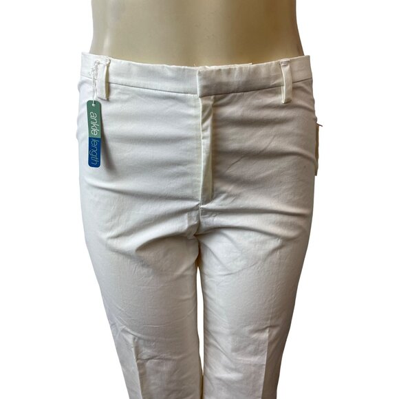 Gap Women's White Ankle Dress Pants Sz 4 - NWT - Picture 3 of 7
